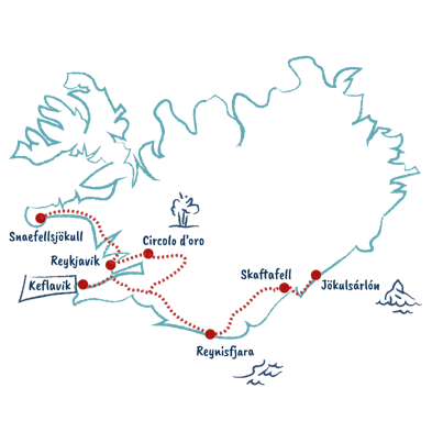 Mappa Islanda Estate